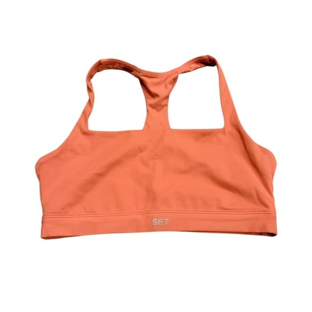 Set Active Luxform Box X Sports Bra Orange Coral Racerback MEDIUM